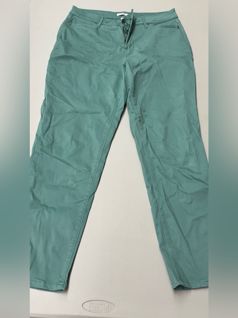 croft & barrow Women’s Pants trousers in Teal Blue Green